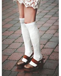 belmont leather clog