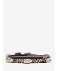 Alexander McQueen | Black Double Wrap Chain Bracelet | Lyst