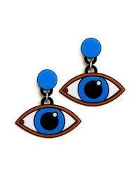 Yazbukey | Blue Eyes Earrings | Lyst
