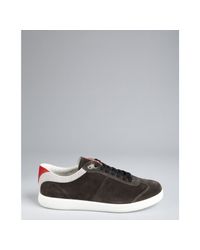 prada grey trainers