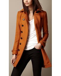 burberry orange coat