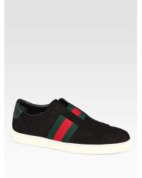 gucci laceless sneaker