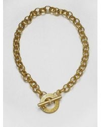 Marc By Marc Jacobs | Metallic Chain Necklace | Lyst