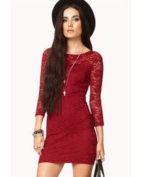 bodycon forever lace floral dress purple burgundy