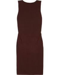 T By Alexander Wang | Brown Short Dress | Lyst