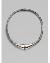 John Hardy | Metallic Sterling Silver Slide Pendant Necklace | Lyst