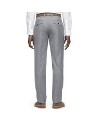 faux flap pocket back cord peg pants