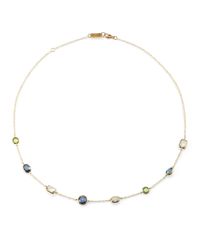 Ippolita | Metallic Multi Gemstone and 18k Yellow Gold Necklace | Lyst