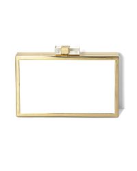 Vince Camuto White Mira Clutch