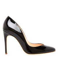 Rupert Sanderson Black Winona Patent Leather Pumps