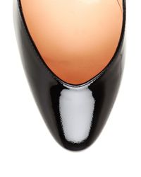 Rupert Sanderson Black Winona Patent Leather Pumps