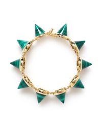 Eddie Borgo | Green Malachite Cone Bracelet | Lyst