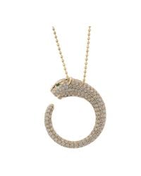Anita Ko | Metallic Gold and Diamond Panther Necklace | Lyst