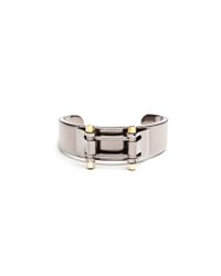 Eddie Borgo - Metallic Plated Brass Coupling Cuff - Lyst