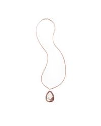 Kimberly Mcdonald | Rose Gold, Phantom Quartz And Pink Sapphire Necklace | Lyst