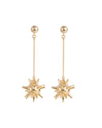 Lele Sadoughi - Metallic 14k Plated Drop Earrings - Lyst