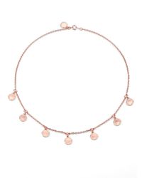 Marc By Marc Jacobs | Metallic Logo Charm Necklace | Lyst