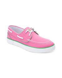 Ralph Lauren Lander P Boat Shoes in Pink for Men | Lyst