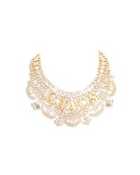 Tom Binns | Metallic Crystal Chaos Bib Necklace | Lyst