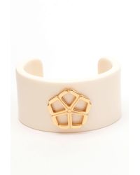 Trina Turk | White Floret Cuff | Lyst