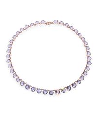 Ca&Lou | Pink Debutante Crystal Necklace | Lyst