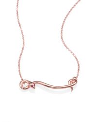 Iam By Ileana Makri | Pink Flying Snake Necklace | Lyst