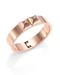 Michael Kors | Pink Studded Bangle Bracelet | Lyst