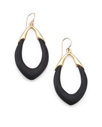 Alexis Bittar | Metallic Lucite Orbit Link Drop Earring/black | Lyst