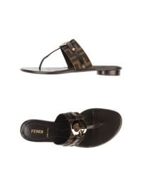 Fendi Flip-flops and slides Women - Lyst.com