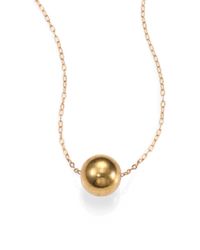 Etten Eller | Metallic Bead Pendant Necklace | Lyst