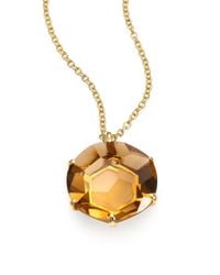 Ippolita | Metallic 18k Rock Candy Mini Single Square Sliding Composite Ruby Pendant Necklace | Lyst