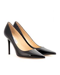 jimmy choo abel black patent