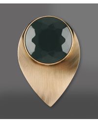 Emporio Armani | Green Brooch | Lyst