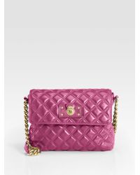 Marc Jacobs | Purple Quilting The Large Single Leather Bag | Lyst