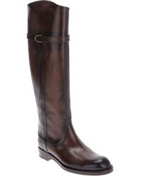 Gucci Gucci Riding style Boot in Brown - Lyst