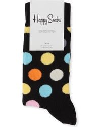 Happy Socks | Black Happy Socks Multi Spot Socks for Men | Lyst