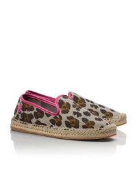 tory burch grey flats