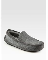 mens gray ugg slippers