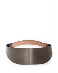 Lanvin | Gray Brass Collar for Men | Lyst
