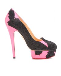 Charlotte Olympia She Wolf Platform Pumps in Pink - Lyst