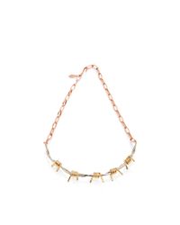 Rodarte | Metallic Barbed Wire Metal Choker | Lyst