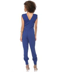 Lyst - Tocca Sleeveless Jumpsuit in Blue
