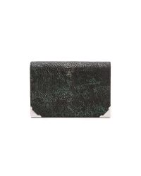 Alexander Wang | Black Skeletal Compact Wallet | Lyst