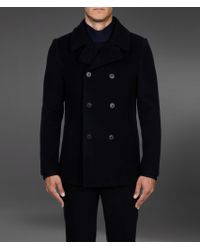 armani pea coat