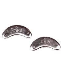 Lulu Frost - Metallic George Frost Shoe Taps Love Luck - Lyst