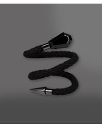 Emporio Armani | Black Bracelet | Lyst