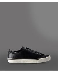 armani black sneakers