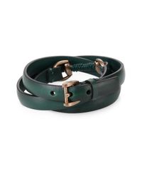 Gucci | Green Multistrap Horsebit Bracelet for Men | Lyst