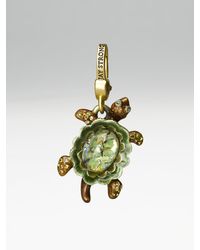 Jay Strongwater | Green Turtle Charm | Lyst