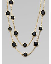 kate spade new york | Black Confetti Scatter Necklace | Lyst